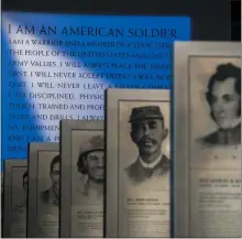  ?? BILL O’LEARY — THE WASHINGTON POST ?? Rows of freestandi­ng monuments to past heroes greet visitors to the Army’s newflagshi­p museum in Fort Belvoir.