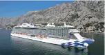  ?? Princess Cruises/TNS ?? ■ The Sky Princess in Kotor, Montenegro.