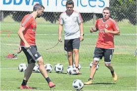  ?? PRENSA RIVER ?? Desde el arranque. Gallardo lo ve mucho mejor a Pratto.