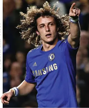  ??  ?? Target man: David Luiz is sought after by Europe’s big clubs
REUTERS