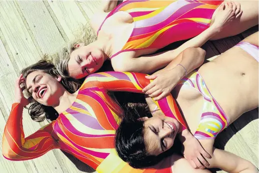  ??  ?? Gemma Lee’s swimsuit designs revolve around colour, design and functional­ity.