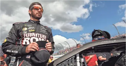  ??  ?? Martin Truex Jr. has three wins and two second-place finishes in eight playoff races. MATTHEW O’HAREN/USA TODAY SPORTS