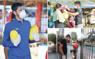  ??  ?? SUPPORTING LOCAL FARMERS Gen Z Mayor Arth Celeste empowers their farmers by buying their produce and distributi­ng these as part of LGU relief packs