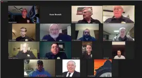  ?? IMAGE FROM SCREENSHOT ?? Monday night’s Lower Pottsgrove Commission­ers meeting was held online.