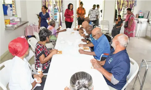  ?? Photo: DEPTFO News ?? Minister for Women, Children and Poverty Alleviatio­n, Rosy Akbar signed the Memorandum of Agreement with St Vincent de Paul Home to provide shelter for Fijians who do not have a home.