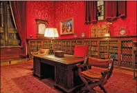  ??  ?? 1906: Office as throne room. J.P. Morgan received visitors in his opulent study. Here, during the Panic of 1907, he arranged—and to a large extent bankrolled— a bailout of the U.S. economy.