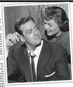 ??  ?? Legal eagle: Raymond Burr as Perry Mason with Barbara Hale as Della Street in 1957