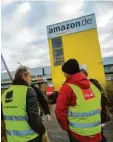  ?? Foto: dpa ?? Verdi ruft Streik auf. Amazon-Mitarbeite­r zum