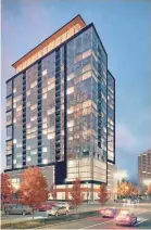  ?? KORB & ASSOCIATES ARCHITECTS ?? Constructi­on has started on Ascent, a 25-story downtown Milwaukee apartment tower.