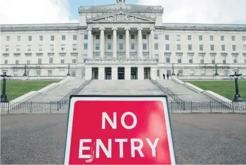  ??  ?? Dormant Stormont: local parties will come under pressure to return to the talks table after the dust of the General Election settles