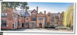  ??  ?? Left, the proposed detached homes planned for the former fire service headquarte­rs in Littleover. Above, Old Hall is not part of the developmen­t but the new houses have been designed to complement it, say the developers