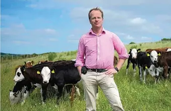  ??  ?? Under the name of the Carswell Group, Geoff Sayers now runs three grass-fed herds across the Westcountr­y producing about seven million litres of organic milk annually