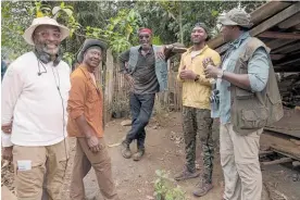  ?? Photo / AP ?? From left: filmmaker Spike Lee with Clarke Peters, Delroy Lindo, Jonathan Majors and Norm Lewis on the set of Da 5 Bloods.