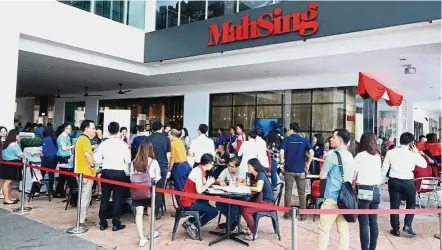  ??  ?? Showing strong interest: The crowd at Mah Sing’s sales preview of M Centura. The developer held simultaneo­us previews of three projects in the Klang Valley, Penang island and Johor over the weekend.