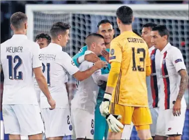  ??  ?? LE GANÓ LA PARTIDA. Keylor se llevó el duelo particular con Courtois, un pulso con morbo.