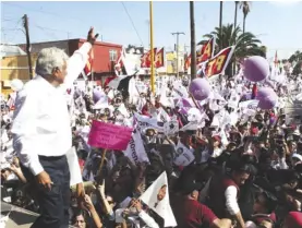  ??  ?? El aspirante prometió un programa de desarrollo integral a Querétaro.