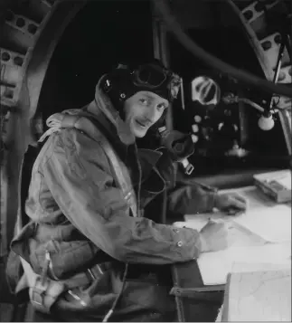  ?? COURTESY PHOTO ?? Flight Lieutenant Kenneth Wright, Royal Air Force, 1944