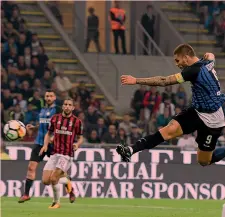  ?? GETTY ?? Icardi per il raddoppio interista: all’andata decise con 3 gol