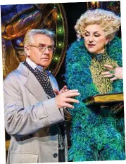  ??  ?? The witching hour: On stage in Wicked with Kim Ismay