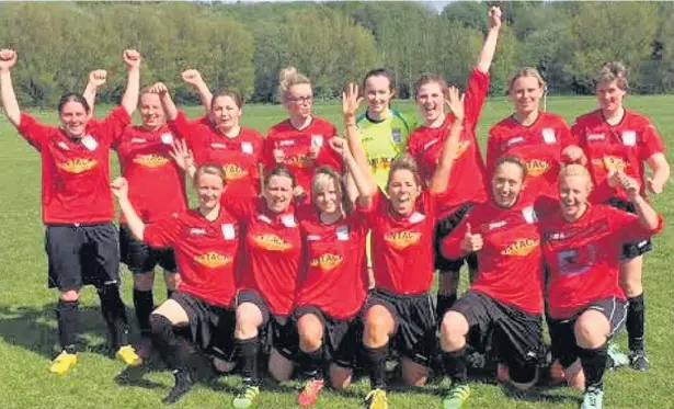  ??  ?? Accrington Girls and Ladies FC reserves