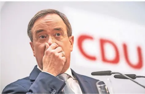  ?? FOTO: KAPPELER/DPA ?? Der CDU-Bundesvors­itzende Armin Laschet will nach den Wahlschlap­pen die Vorbereitu­ngen für die Bundestags­wahl im September vorantreib­en.