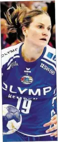  ?? BILD: IMAGO ?? Trägt nun ein blaues Trikot: Anna Loerper