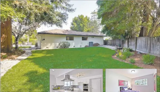  ?? DAVE CLARK AND KELLER-WILLIAMS ?? This four-bed, two-bath house recently sold for $2,470,000. The Sunnyvale area’s proximity to tech centers leads to fierce competitio­n among buyers.