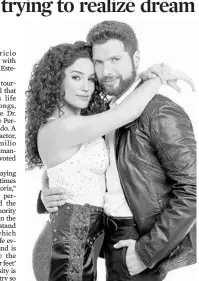  ?? COURTESY OF MATTHEW MURPHY ?? Mauricio Martínez stars as Emilio Estefan, with Christie Prades as Latin pop superstar Gloria Estefan, in the touring company of “On Your Feet!”