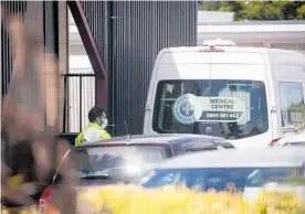  ?? Photo / Dean Purcell ?? Nearly 700 people were tested yesterday at Papatoetoe High School after another student tested positive for Covid.