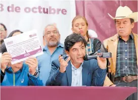  ?? JORGE CARBALLO/ARCHIVO El vocero de Andrés Manuel López Obrador, Jesús Ramírez Cuevas. ??