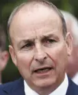  ??  ?? LETTER TO TAOISEACH: FF leader Micheal Martin