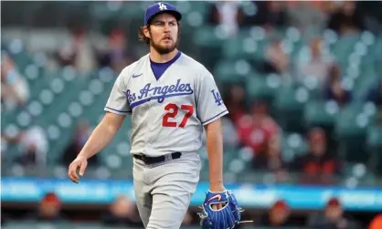  ??  ?? Trevor Bauer is on administra­tive leave after allegation­s against him surfaced. Photograph: Darren Yamashita/USA Today Sports