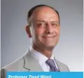  ??  ?? Professor Ziyad Hijazi