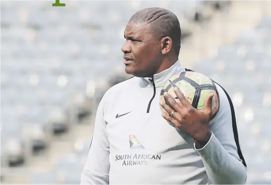  ?? Picture: Backpagepi­x ?? SOME HEAT. Bafana coach Molefi Ntseki already finds himslef in a must-win situation when they take on Sudan in an Africa Cup of Nations qualifier at Orlando Stadium tomorrow.