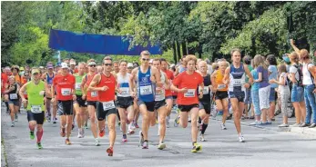  ?? ARCHIVFOTO: ANDY HEINRICH ?? Start frei heißt es am 15.September wieder beim 46. Internatio­nalen Bodensee-Marathon in Kressbronn. Anmeldunge­n sind bis kurz vorher möglich.