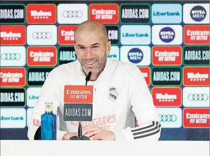  ?? FOTO: EFE ?? Zidane avisó que el encuentro ante el Alcoyano no va a ser fácil y que el equipo debe estar al 100%