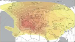  ??  ?? Eutelsat Hot Bird 13B hat eine größere Ausleuchtz­one als Astra. Hier werden das Erste, das ZDF und einige weitere Programme ausgestrah­lt