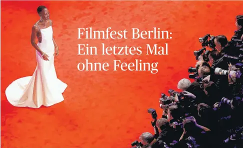  ?? ?? Die kenianisch-mexikanisc­he Schauspiel­erin Lupita Nyong’o steht heuer der Berlinale-Jury vor. Der Wettbewerb steht im Schatten von Kontrovers­en.
[APA]