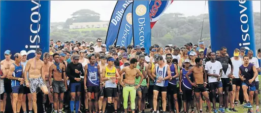  ?? Picture: SINO MAJANGAZA ?? READY, SET: Hundreds of the Discovery Surfers Challenge participat­ed at this year's race