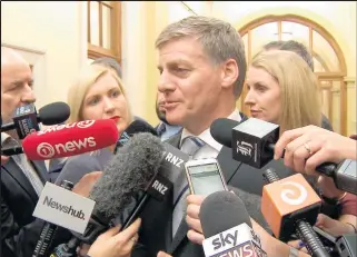  ?? Picture / NZME ?? Bill English faces questionin­g at Parliament this week.