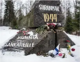  ?? FOTO: EUGENE EGOROV ?? I närheten av den tilltänkta soptippen utkämpades Siiranmäki­slaget den 13–17 juni 1944. Siiranmäki­slaget inföll i början av Röda arméns storoffens­iv över Karelska näset. Enligt ryska aktivister kan det fortfarand­e ligga kvarlevor från soldaterna kvar i området.