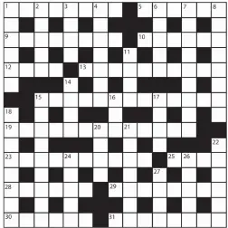  ??  ?? PRIZES of £20 will be awarded to the senders of the first three correct solutions checked. Solutions to: Daily Mail Prize Crossword No 15,187, PO Box 3451, Norwich NR7 7NR. Entries may be submitted by second-class post. Envelopes must be postmarked no...