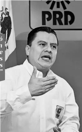  ?? /ARCHIVO ?? Manuel Granados, presidente nacional del PRD