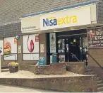  ??  ?? The former Nisa store on Perth Road.