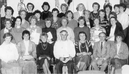  ??  ?? The first Wexford Ladies Choir back in 1988.