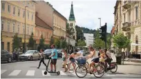  ?? Foto Jure Eržen ?? Tudi v Ljubljani je vse več koles.