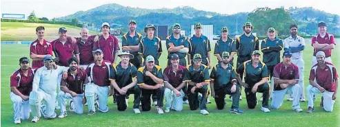  ?? Photo / Terry Jobbitt ?? Bream Bay and Maungakara­mea Cricket teams before their final.