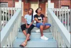  ?? Christian Abraham / Hearst Connecticu­t Media ?? Sha'Nia Cooper, 15, left, poses with her mom, Erika Cooper at their home in Waterbury on Sept. 1. Sha'Nia was arrested at school after getting into a fight in 2019.