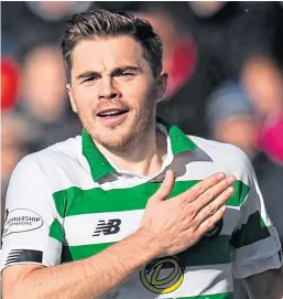  ?? Picture: SNS. ?? Scotland internatio­nal James Forrest is full of confidence for the future.