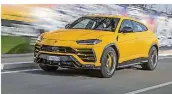  ?? FOTO: LAMBORGHIN­I ?? Eine Kfz-Steuer, die sich an Größe, Abgas und Lärm orientiert, läge bei einem Kraft- und Pracht-SUV wie dem Lamborghin­i Urus bei 782 Euro im Jahr.